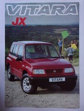 SUZUKI VITARA JX orig 1993 UK Mkt LARGE SIZE Sales Leaflet Brochure