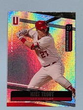 2019 Panini Unparalleled Baseball #24 - Mike Trout L.A Angels Los Angeles