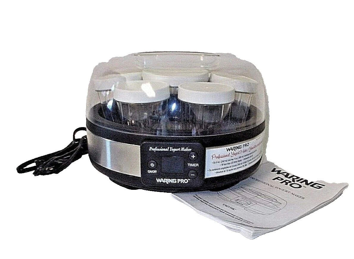 Fabricantes de yogur negra 6 Tazas