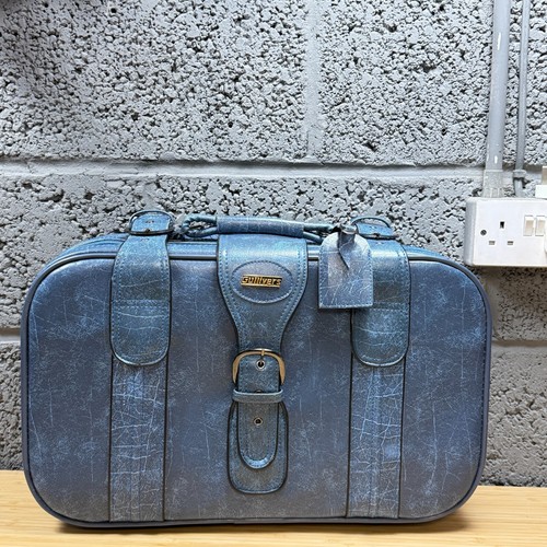Vintage Retro Koffer Gullivers mittelblau 52 cm x 32 cm x 16 cm - Bild 2 von 19