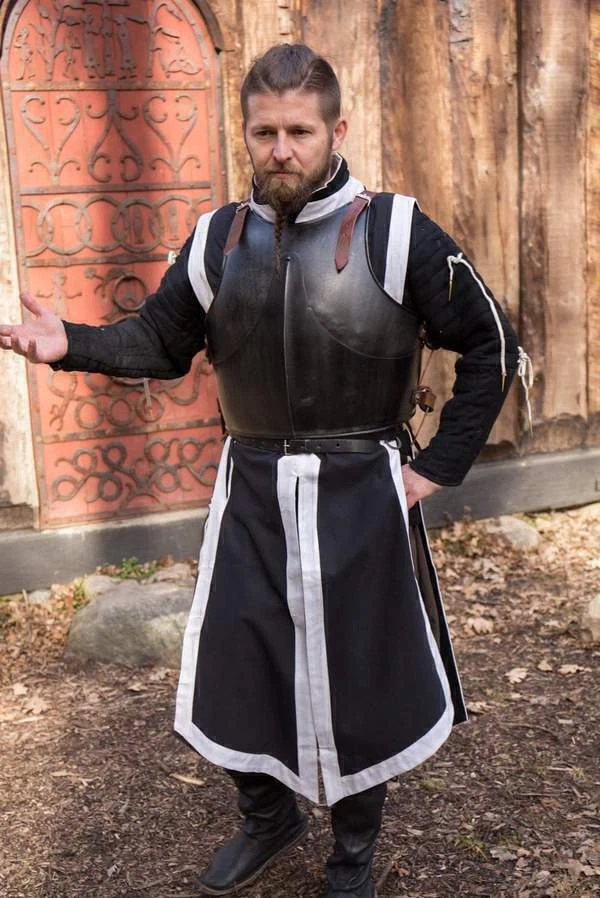 Kürass Ritter Brustpanzer Mittelalterlicher Krieger Brustpanzer Cosplay Jacke - Bild 1 von 4