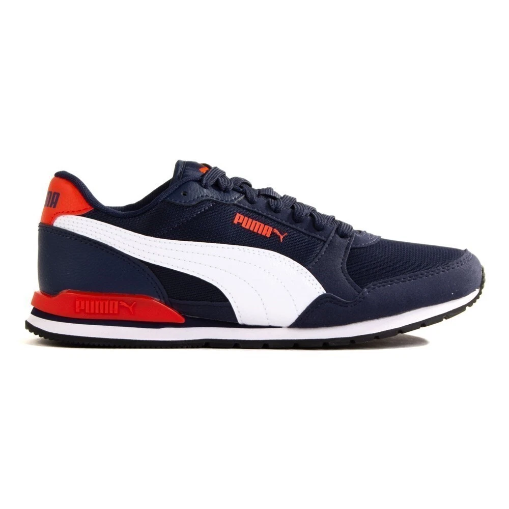 Puma St Runner V3 Mesh Junior Running Shoes Red