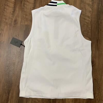 G/Fore G4 Mens Medium White 1/4 Zip Golf Vest New Nwt G/Fore G4 Mens Medium White 1/4 Zip Golf Vest New Nwt
