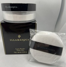 Illamasqua Loose Powder 010 with Powder Puff Primer Matte 15g - Brand New in Box