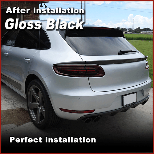 Alerón trasero negro brillante maletero alerón trasero alerón labio para Porsche Macan - Imagen 3 de 12
