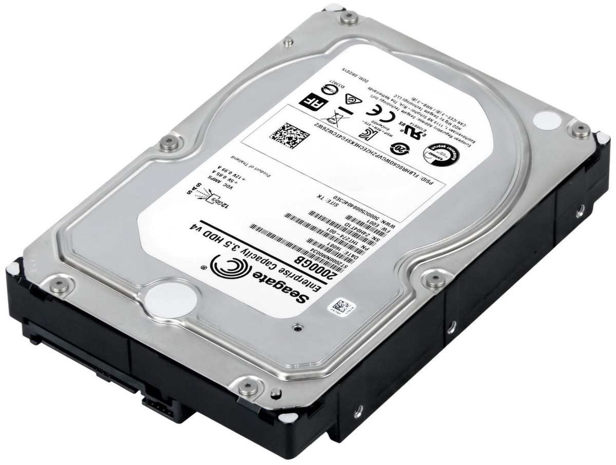 Seagate Hard Drive ST2000NM0034 2TB 7200 RPM 128MB SAS-3 3.5''