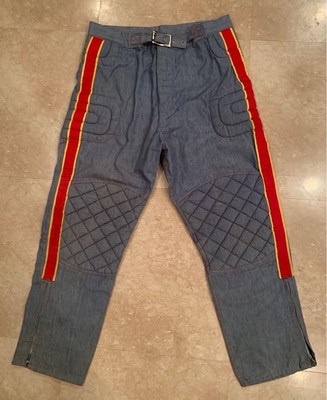 Vintage 70s 80s XL Denim Moto Cross Pants | eBay