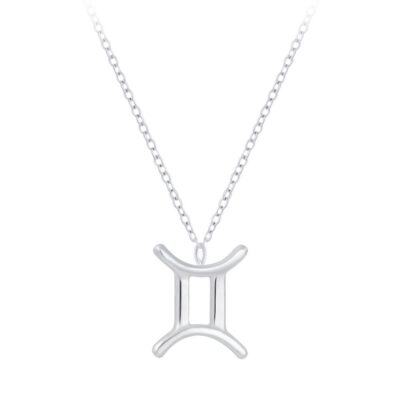 Halskette Zwillinge Sternzeichen - 45 cm - 925 Sterling Silber