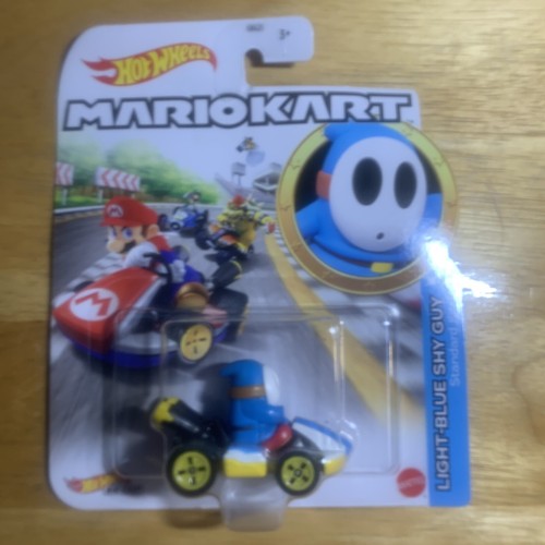 Hot Wheels Mario Kart Light-Blue Shy Guy Standard Kart Nintendo