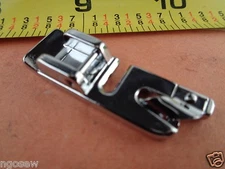 New Narrow 1/8" Flat Hemmer Hem Foot Feet Snap On Genuine BROTHER SA127