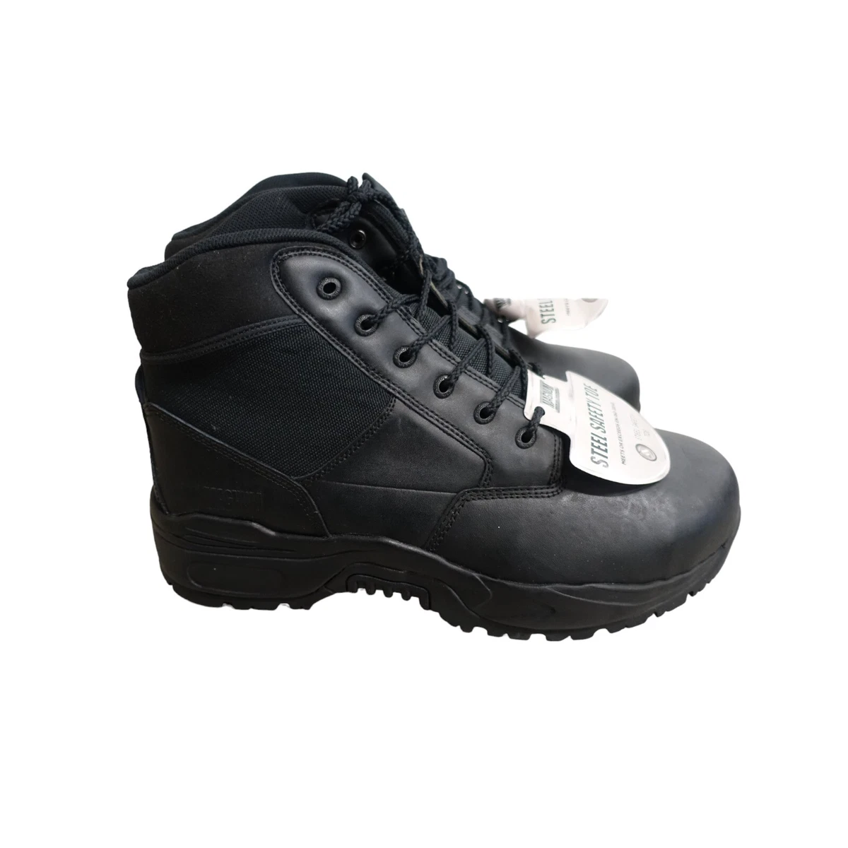 Work Safety Boots Magnum Midnite Plus II Steel Toe Royal Mail Leather Black 7 16