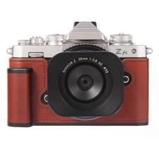Z fc Handgrip L-Bracket Grip for Nikon Z fc Camera, Featuring a Retro Leather...