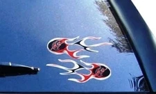 ProMark Washington Wizards 2-Pack Micro Flame Flames Auto Decal Emblem...