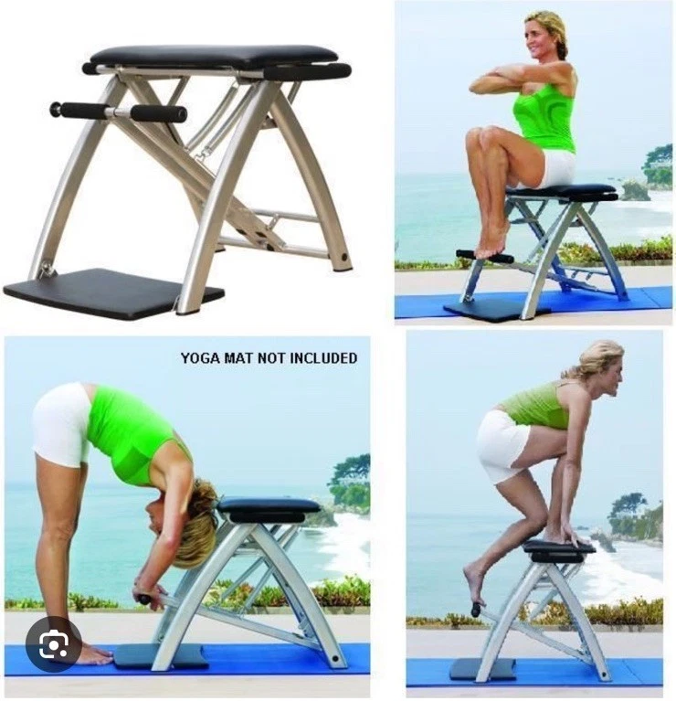 Malibu Pilates Pro Chair Bench Yoga Ab Core Total Workout Trainer Machine + DVDs - Image 2 of 4