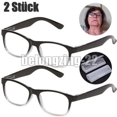 MARKENLOS 2 x Lesebrille One Power Reader Mehrstärkenbrille Flex Fit Optik Brille 0,5-2,5