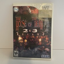 The House of the Dead 2 & 3 Return Nintendo Wii Read Desc.