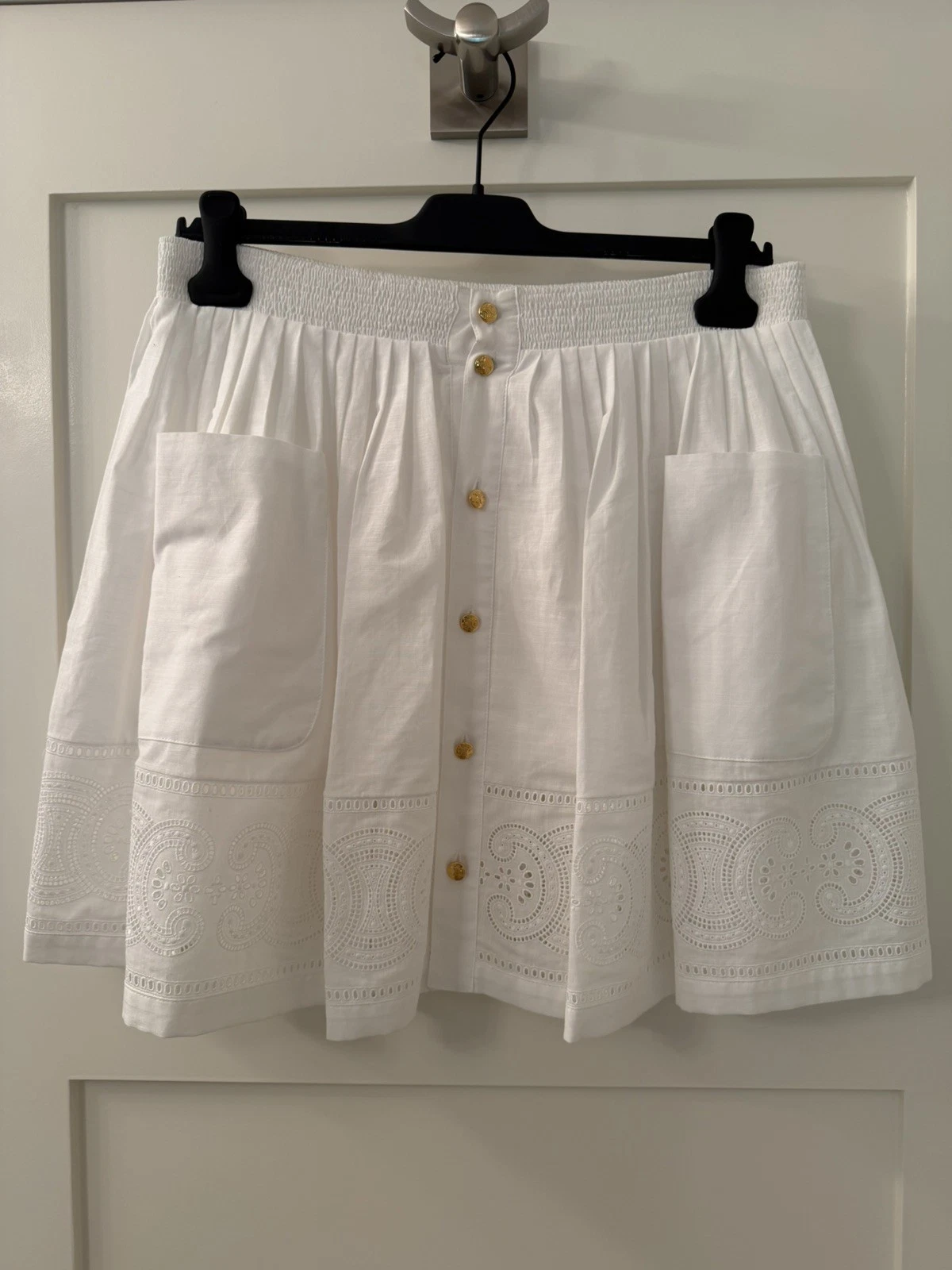 Celine — CELINE White Cotton Skirt Size F40/US 8