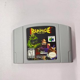 Rampage World Tour - Nintendo 64 (N64) Timeless classic Highly collectible