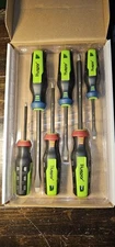 Magnetic Screwdriver Set 6PCS, Huepar Professional 3 Slotted and 3 Phillips