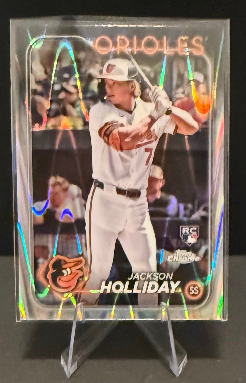 2024 Topps Chrome - Jackson Holliday #88 RayWave Refractor (RC)