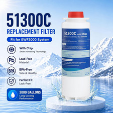 1-12 pack Fit Elkay 51300C WaterSentry Plus Replacement Water Filter w/ 2 Chips