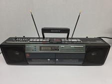 Sony CFS-W501 Soundrider AM FM Dual Cassette Player Only Side B/ Radio Working