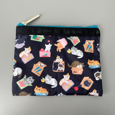 Lesportsac Cats 1zipper Pouch NWOT