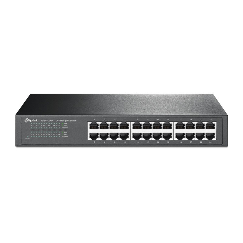 Switch réseau ethernet idéal pour connecter 24 appareils en Gigabit