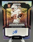 2025 Panini Prizm Draft Picks Football Mojo Matthew Golden #DPA-MGN