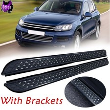 Running Boards Side Steps Nerf Bar Fits Volkswagen Touareg 2011-2018 Brackets