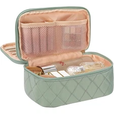 Small Waterproof Makeup Bag Travel Cosmetic Organizer Pouch for Women Essentials