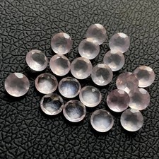 AAA Natural Rose Quartz "Faceted" Round Shape Loose Gemstone For Jewelry Making