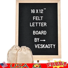 Felt Letter Board W/ 378 Letters Perfect Home Office Decor Education Events New