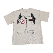Ghostbusters Zeddemore Adulto Manga Corta Disfraz Camiseta L Mochila Estampado