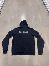 Vintage Y2K Myspace Hoodie Zip Up Black Large - American Apparel Made In USA
