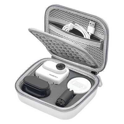 White Protective Carrying Case for Insta360 GO 3S GO 3 Action Camera