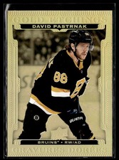 2022-23 Upper Deck Tim Hortons Gold Etchings David Pastrnak Boston Bruins #G-8