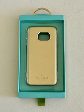 Funda de cuero Kate Spade envolvente Saffiano para Samsung Galaxy S7 Edge - oro rosa