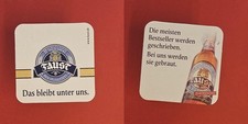 Faust Die meisten Bestseller werden geschrieben Brauerei Bierdeckel Bier