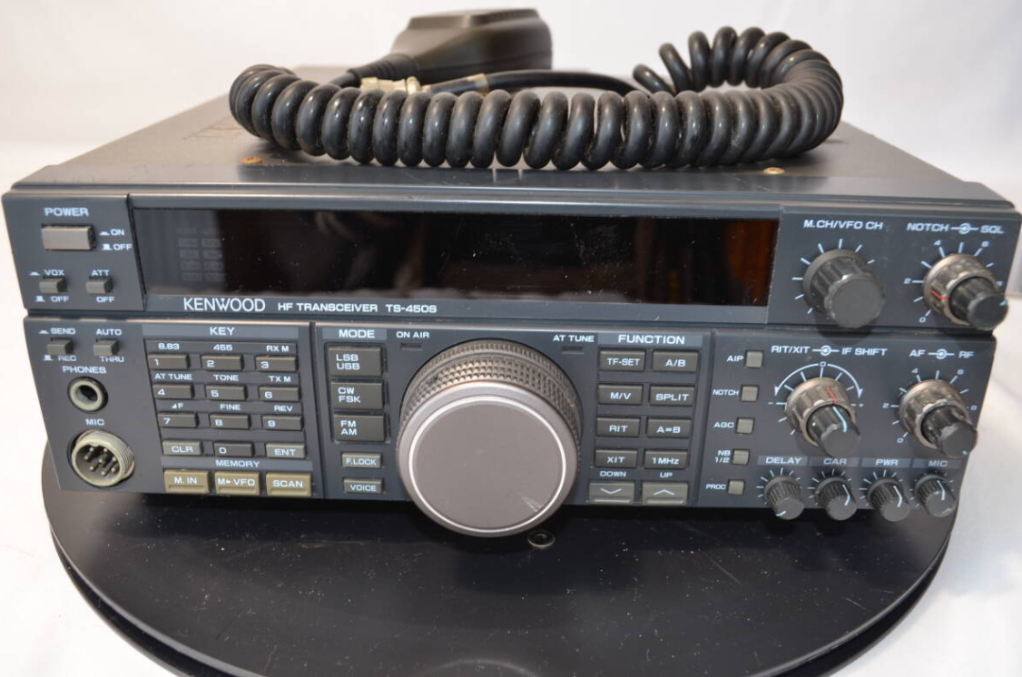 JUNK】Kenwood TRIO TS-450S 100W HF Transceiver / Built-in Antenna