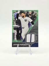 Jasson Dominguez 2026 Topps Major League Materials Relics Green SP #/99