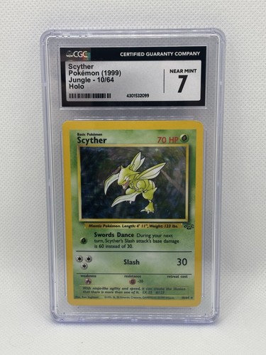 Scyther (Unlimited) graded CGC 7 for sale on eBay