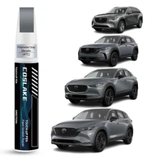 47C Polymetal Gray Metallic Touch Up Paint, Fits Mazda, 2-in-1 Pen, Scratch Kit