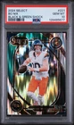 2024 PANINI SELECT BLACK & GREEN SHOCK #221 BO NIX ROOKIE RC PSA 10