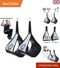Hanging Ab Straps for Pull Up Bar – Padded Arm Slings with Rust-Resistant Car...