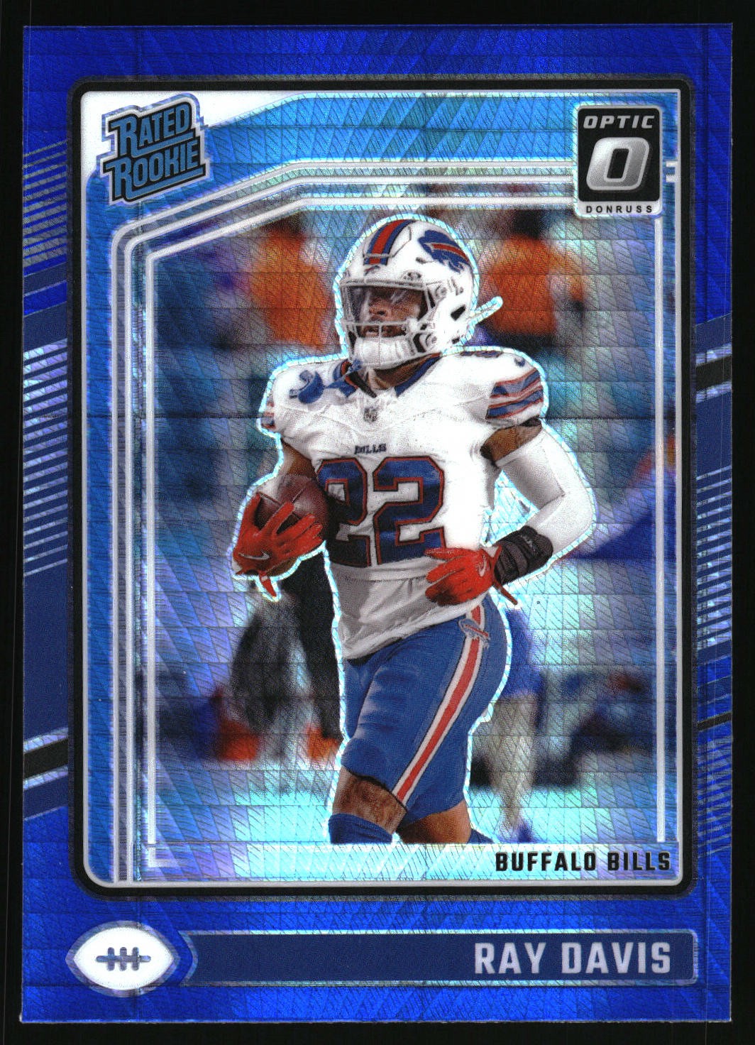 2024 Donruss Optic #283 Ray Davis Blue #/199