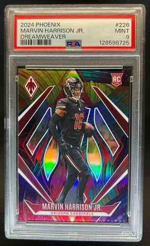 2024 Phoenix Marvin Harrison Jr. RC Dreamweaver #2/4 Cardinals PSA 9