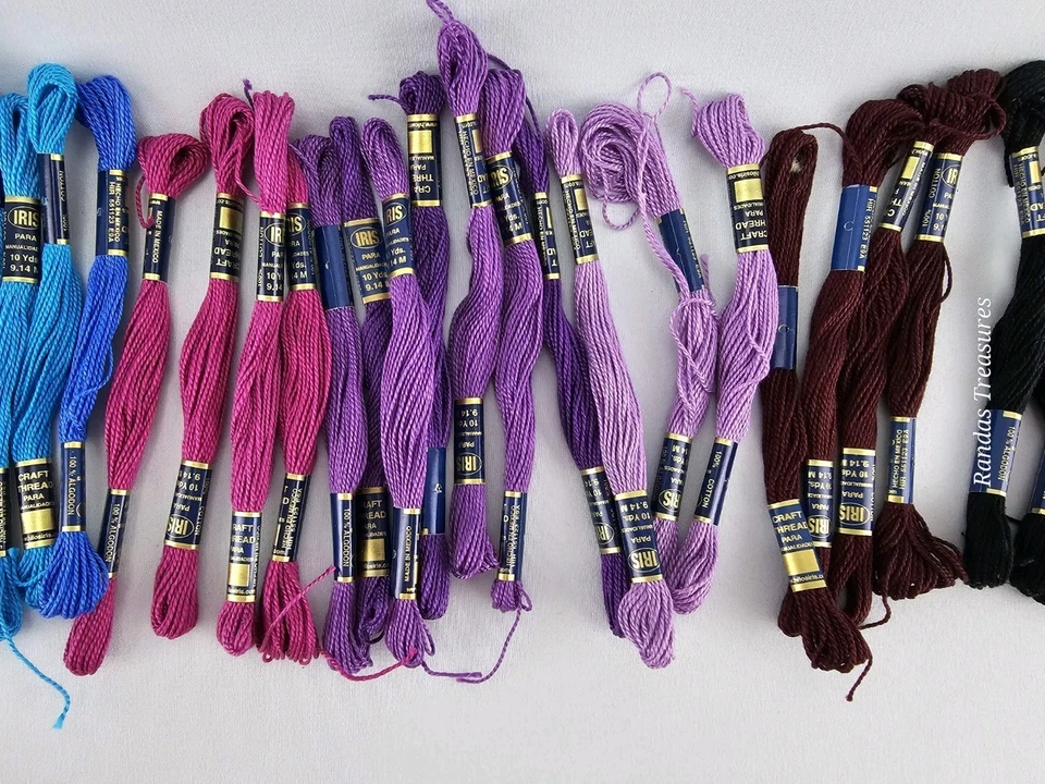 Vintage Iris Threads 102 Skeins Embroidery Floss Thread Parma Cross Stitch New! - Image 4 of 4