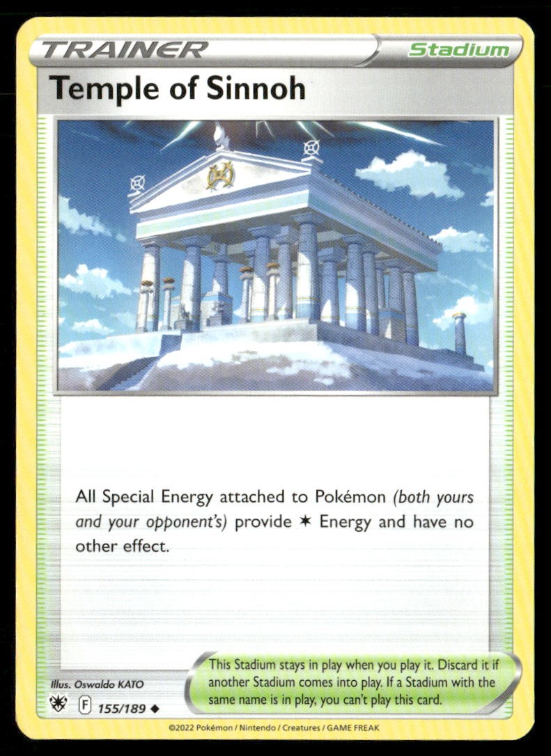 Temple of Sinnoh Astral Radiance 155/189 Uncommon Pokemon Near Mint