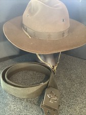 Vintage Boy Scouts Hat And Belt